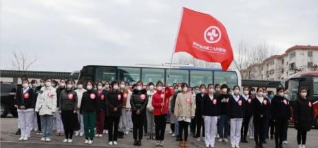 春暖花開，英雄歸來！葫蘆島市第二人民醫(yī)院支援綏中醫(yī)療隊(duì)凱旋而歸~