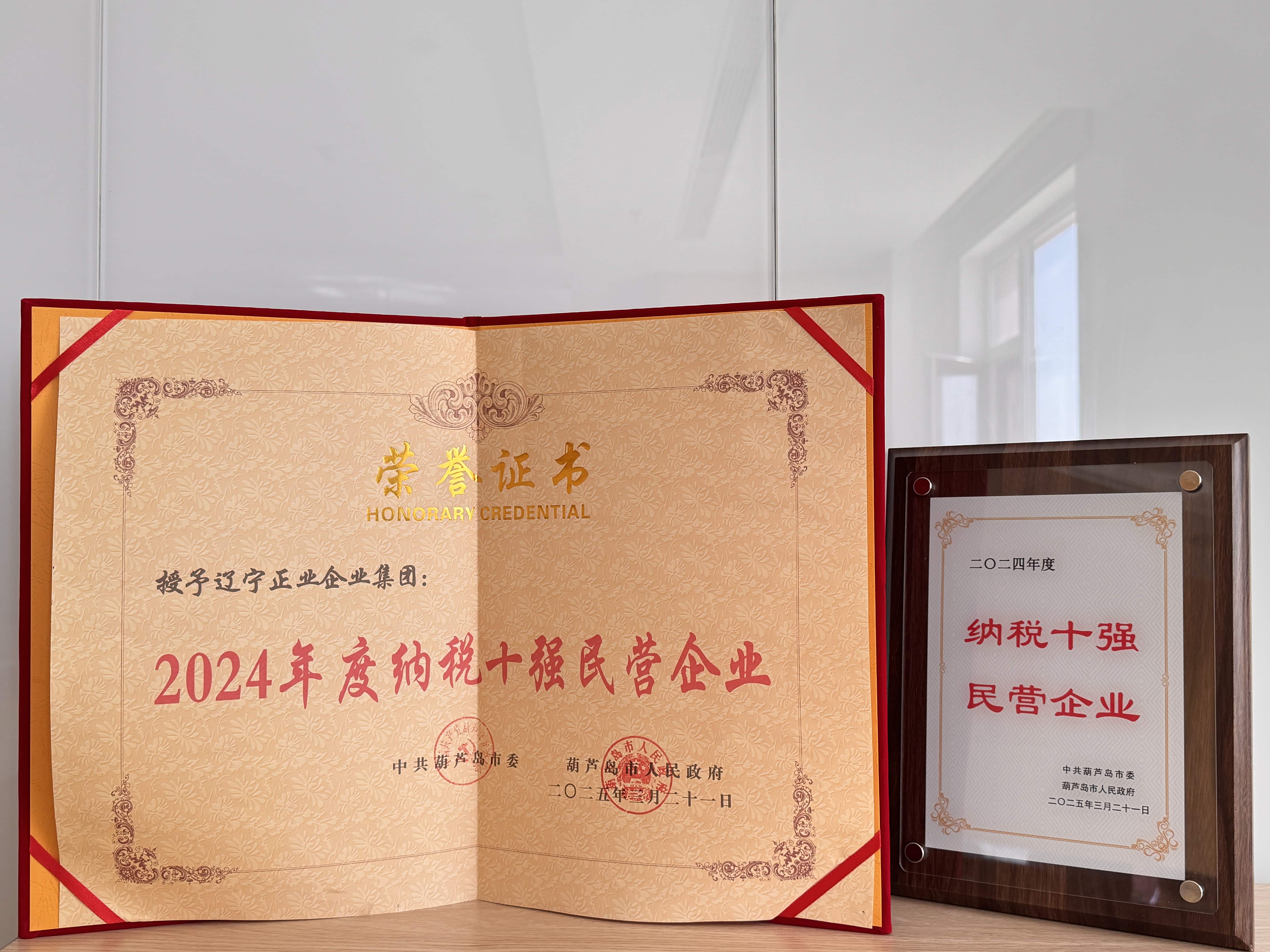 正業(yè)集團(tuán)再登納稅十強(qiáng)榜！董事長趙立君出席全市民營經(jīng)濟(jì)大會接受表彰(圖3)